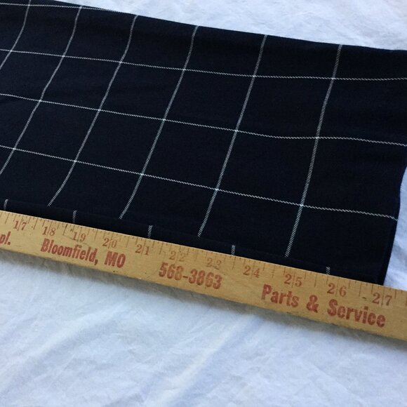 Liz Claiborne Women Siz 10 Pull-on Ankle Pants Elastic Waist Black White Pockets - Picture 12 of 14